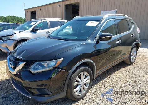 2015 Nissan Rogue Sv из США, поврежденный, VIN KNMAT2MV3FP572869